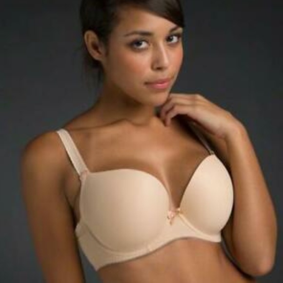 Freya Other - Freya Deco Nude Underwire Plunge T-Shirt Bra 28DD